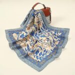 squishy Scarf for Women Stylish, Silk Scarf for Women, Ideal Fashion Accessory for Daily Use, Office and Wedding, Travel - Image 4