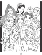 Barbie Colouring Book for Kids | Adorable Full-Page Drawings of Barbie, Family & Friends | Hours of Creative Fun to Improve Focus, Hand-Eye Coordination, and Artistic Expression for Children - Image 10