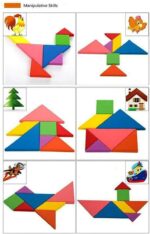 BKDT Marketing 7 Pieces Wooden Tangram Puzzle Colourful 3D Travel Game for Boys & Girl Mind Development of Kids 7 Blocks Educational Gift for Kids Iq Brain Teaser Toys (Multi Color) - Image 4