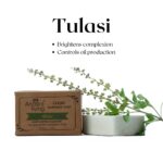 Ancient Living Organic & Natural Soaps Daily Bath Needs with Cold Pressed Oils (Handmade) - 100 gm each Kasturi Turmeric for Radiance Multani Mitti for Anti Aging Tulasi for Cleansing - Image 5