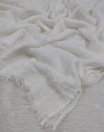 Cotton Elegance Women's Ironless Crinkled Hijab Scarf Perfect for Summer Strolls - Image 3