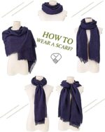 Cotton Elegance Women's Ironless Crinkled Hijab Scarf Perfect for Summer Strolls - Image 4