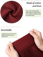 Cotton Elegance Women's Ironless Crinkled Hijab Scarf Perfect for Summer Strolls - Image 5