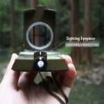 High Accuracy Waterproof Military Compass for Direction with Carrying Bag Lensatic Sighting Waterproof and Shakeproof Compass Army Green Suitable for Camping Hiking (Green) - Image 5