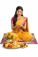 Asan Chatai Sital Pati Natural Palm Leaf Meditation Mat for Pooja/Puja & Yoga | Traditional Cooling Prayer & Yoga Mat for Home, Temple & Wellness - Image 4