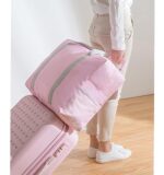 Travel Foldable Nylon Bag Portable Waterproof Handbag Folding Sport Weekend Shopping Luggage Bag Gym Sports Bag 2 Pc (Multicolor) - Image 5