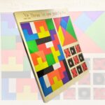 VAATHSALYA'S 3-in-1 Wooden Educational Puzzle Set – Tangram, Brick Game & Tic-Tac-Toe | Early Learning Toy for Kids | Montessori Math Game | Multicolour Brain Teaser - Image 4