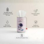 JOUET Little Astronaut Portable Wet Wipes – Travel & Kids, 98% Pure Water, Alcohol-Free, Mini Can with Keychain, 70×140 mm - Lavender - Image 6