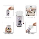 JOUET Little Astronaut Portable Wet Wipes – Travel & Kids, 98% Pure Water, Alcohol-Free, Mini Can with Keychain, 70×140 mm - Lavender - Image 7