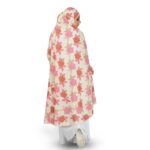 ANA Ramizah Pink Leaf Floral Prayer Dress – Pure Cotton Namaz Makhna with Tie Knot | Lightweight, Breathable for Hajj, Umrah & Salah - Image 6