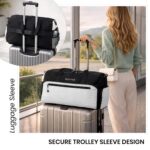 Storite Multipurpose Travel Duffle Bag, Lightweight Luggage Bag with Shoe Compartment, Water Resistance, Overnight Bag with Mesh & Zipper Pockets for Traveling, Gym & Weekend Trips (Grey, 48x30x22cm) - Image 9