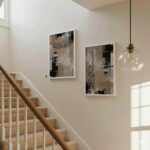 VIBBES Bismillah Dua Wama Taufeeqi Illabillah Framed Wall Art, Islamic Calligraphy, Abstract Style, Set of 2 (Large - 20x14 Inches, Beige) - Image 5