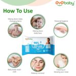 OYO BABY Wipes for new born baby with Lid | 72 Wipes x Pack of 8-576 Wipes for kid | Extra Thick & Moist Wet Vipes for Babies | Prevents Skin Redness & Rashes | Enriched with Aloe Vera, Vitamin E - Image 5