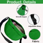 FunBlast Half Moon Bags for Women and Men, Slim & Stylish with Luxury Fabric & Zipper, Small Side Sling Bag & Waist Bag, Unisex Shoulder Crossbody Belt Bags for Ladies,Man,& Girls - Image 3