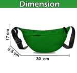 FunBlast Half Moon Bags for Women and Men, Slim & Stylish with Luxury Fabric & Zipper, Small Side Sling Bag & Waist Bag, Unisex Shoulder Crossbody Belt Bags for Ladies,Man,& Girls - Image 4