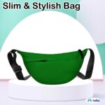 FunBlast Half Moon Bags for Women and Men, Slim & Stylish with Luxury Fabric & Zipper, Small Side Sling Bag & Waist Bag, Unisex Shoulder Crossbody Belt Bags for Ladies,Man,& Girls - Image 8
