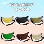 FunBlast Half Moon Bags for Women and Men, Slim & Stylish with Luxury Fabric & Zipper, Small Side Sling Bag & Waist Bag, Unisex Shoulder Crossbody Belt Bags for Ladies,Man,& Girls - Image 10