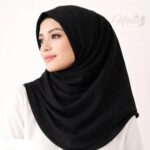 MIRTAZ Women’s Chiffon Hijab Combo Pack of 3 (White, Black & Grey) 180x70 cm | Soft Lightweight Plain Muslim Headscarf for Daily Wear - Image 4