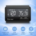Dr. Odin OBP201BT Digital Blood Pressure Monitor with Smart App Connectivity, Tubeless Design, Large LCD Display, Accurate One-Touch Operation with Type-C Cable (Black) - Image 4