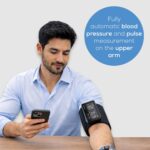 Dr. Odin OBP201BT Digital Blood Pressure Monitor with Smart App Connectivity, Tubeless Design, Large LCD Display, Accurate One-Touch Operation with Type-C Cable (Black) - Image 7