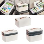 ARTISOUL® Portable Medical Box Elegant Emergency Storage Box for Car Family Use Travel 1 Layer | Health & Beauty | Health Care | First Aid | Kits & Bags - Image 7