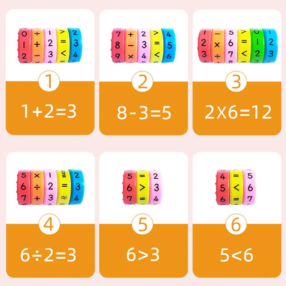 SPIRITUAL HOUSE Arithmetic Learning Magnetic Toy for Kids | Educational Toy for Kids with Numbers & Symbol | Multicolor Magnetic Blocks for Kids | Puzzle Games for Kids | Kids Game Set - Image 5