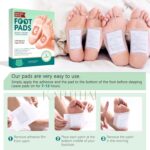 Natural Foot Pads for Cleansing & Relaxation | Herbal Foot Patch for Stress Relief, Sleep Support & Foot Care | Pack of 5 | 20 Pieces Each Pack - Image 4