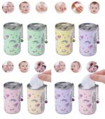 Portable Wet Wipes Tissue, Face Cleaning Wipes, Multipurpose Wet Tissues, Pack of 2 Cans, 30 Pieces Each - Image 4