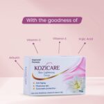 Kozicare Kojic Acid Soap & Glutathione Soap | Bathing Soaps | Bath Soap for Men & Women | Body Tan Removal Soap | Remove Dark Spots & Hyperpigmentation | For Glowing Skin | Soaps for Bath - Pack of 6 - Image 4