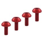4X Bike Water Bottle Cage Bolt Aluminum Alloy Bike Screw Kettle Holder Screw red| Sports Equipment | Outdoor Sports Gear | Exercise Gear - Image 4