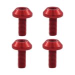 4X Bike Water Bottle Cage Bolt Aluminum Alloy Bike Screw Kettle Holder Screw red| Sports Equipment | Outdoor Sports Gear | Exercise Gear - Image 5