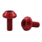 4X Bike Water Bottle Cage Bolt Aluminum Alloy Bike Screw Kettle Holder Screw red| Sports Equipment | Outdoor Sports Gear | Exercise Gear - Image 9