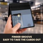 Storite Car Document Holder Organizer | RC, Insurance, PUC, Driving Licence Storage Wallet | Vehicle Glove Box for Registration & Owner Manual Papers (Black) - Image 7