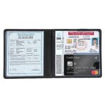 Storite Car Document Holder Organizer | RC, Insurance, PUC, Driving Licence Storage Wallet | Vehicle Glove Box for Registration & Owner Manual Papers (Black) - Image 9