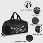 PRAYER Expandable Duffle Travel Bag Lightweight, Water-Repellent Gym & Travel Bag with Shoulder Strap & Comfortable Handle for Unisex- Black - Image 6
