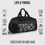 PRAYER Expandable Duffle Travel Bag Lightweight, Water-Repellent Gym & Travel Bag with Shoulder Strap & Comfortable Handle for Unisex- Black - Image 7