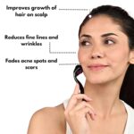 Kostech Derma Roller for Hair Growth (1.0mm) | 540 Titanium Microneedles | Beard Growth, Hair Regrowth & Skin Care | Reduces Hair Fall, Acne Scars & Boosts Collagen | Safe & Easy to Use (Pack of 3, 1.0mm) - Image 4