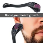Kostech Derma Roller for Hair Growth (1.0mm) | 540 Titanium Microneedles | Beard Growth, Hair Regrowth & Skin Care | Reduces Hair Fall, Acne Scars & Boosts Collagen | Safe & Easy to Use (Pack of 3, 1.0mm) - Image 5