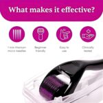 Kostech Derma Roller for Hair Growth (1.0mm) | 540 Titanium Microneedles | Beard Growth, Hair Regrowth & Skin Care | Reduces Hair Fall, Acne Scars & Boosts Collagen | Safe & Easy to Use (Pack of 3, 1.0mm) - Image 10