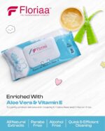 Gentle Baby Cleansing Wipes – Enriched with Aloe Vera & Vitamin E (80 wipes) pack of 1 - Image 3