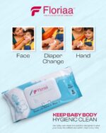 Gentle Baby Cleansing Wipes – Enriched with Aloe Vera & Vitamin E (80 wipes) pack of 1 - Image 6