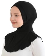 Prien Sport Hijab For Women, Muslim Head Scarf, Flexible Turban Girls, Chic Islamic Wear For Gym, Neck Collar Bonnet Viscose - Image 3