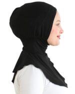 Prien Sport Hijab For Women, Muslim Head Scarf, Flexible Turban Girls, Chic Islamic Wear For Gym, Neck Collar Bonnet Viscose - Image 4