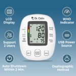Dr. Odin OBP104 Pulse Mini Digital Blood Pressure Monitor for Accurate BP & Pulse Readings | LCD Display | 2x60 Memory Records | Large Cuff (22-42 cm) | USB Port | WHO Indicator - Image 3