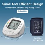 Dr. Odin OBP104 Pulse Mini Digital Blood Pressure Monitor for Accurate BP & Pulse Readings | LCD Display | 2x60 Memory Records | Large Cuff (22-42 cm) | USB Port | WHO Indicator - Image 5