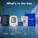 Dr. Odin OBP104 Pulse Mini Digital Blood Pressure Monitor for Accurate BP & Pulse Readings | LCD Display | 2x60 Memory Records | Large Cuff (22-42 cm) | USB Port | WHO Indicator - Image 6