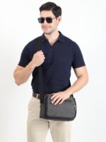 Wooum Sling Bag for Men & Women | Water-Resistant Crossbody Side Bag with Multiple Compartments | Messenger Bag for Office & Travel | 1 Year Warranty | Stylish Money Bag for Daily Use - Image 7