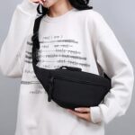 Kraptick Waist Bag | Fanny Pack & Crossbody Bag for Travel, Running, Hiking & Gym | Waterproof & Lightweight Belt Bag | Adjustable Money Belt & Waist Pouch for Men & Women |(Black) - Image 8