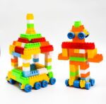 (DIY 100PCS Plastic Building Blocks for Kids Building Blocks Toy for Kids Puzzle Games for Kid, Toys for Children Educational & Learning Toy for Kid, Girls & Boys, 100, Count - Image 7