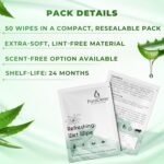 Refreshing Jasmine Wet Wipes – 50 Soft Wipes-( Pack of 3 ) | Face Wipes for Men & Women | Daily Use | Alcohol-Free | Travel Friendly | pH Balanced | Paraben-Free | Soft & Gentle | Anti-Germ Skin Cleansing Wipe - Image 5